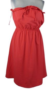 Dámské růžové šaty bez ramínek Lola Liza