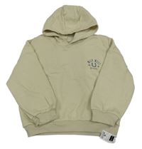 Nové - Béžová mikina s obrázkami a kapucňou Dunnes Stores