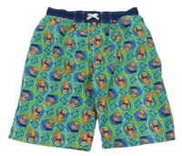 Zelené plážové kraťasy - Moshi monsters