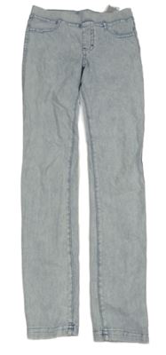 Světlemodré tregíny riflového vzhledu H&M