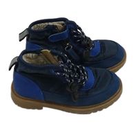 Tmavomodré zateplené kotníkové boty Joules vel. 28