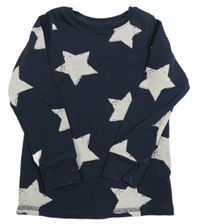 Tmavomodrá mikina s hviezdičkami Next