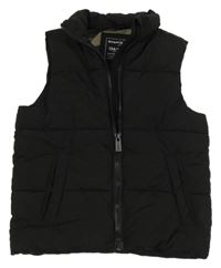 Černá šusťáková zateplená vesta Chapter young