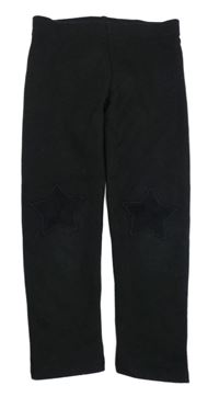 Čierne silnější legíny s hviezdami Next