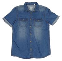 Modrá lehká riflová košile C&A