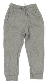 Šedé melírované tepláky Tu