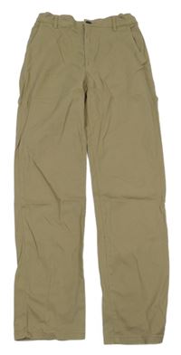 Béžové plátěné chino kalhoty H&M