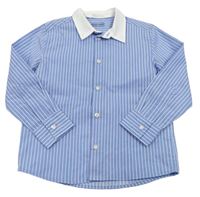 Modro-biela pruhovaná košeľa H&M
