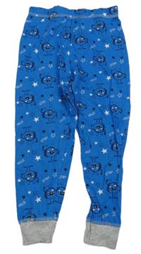 Modro-šedé domácí tepláky s příšerkami Impidimpi