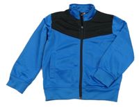 Safírovo-čierna športová funkčná prepínaci mikina Pro Touch