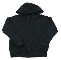 Čierna prepínaci mikina s kapucňou George