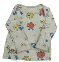 Smotanové tričko s obrázkami George