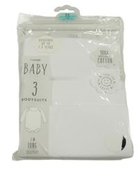 Nové - 3x - Biele body s dluhým rukávom George