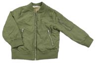 Khaki šusťáková jarní bunda H&M