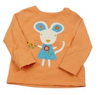 Oranžové triko s myškou Blade Rose