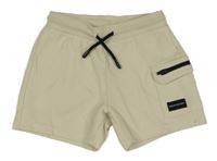 Béžové teplákové kraťasy s vreckom Zara