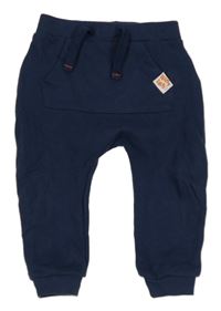 Tmavomodré tepláky s klokankou F&F