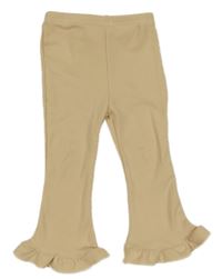 Béžové flare tepláky Cozy Pixies