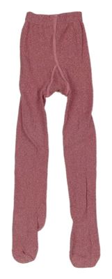 Růžové třpytivé punčocháče H&M