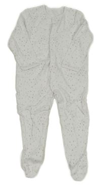 Biely overal s hviezdičkami George