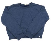 Tmavomodrá melírovaná crop mikina Kids