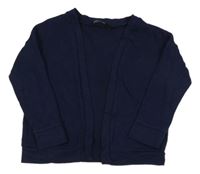 Tmavomodrý úpletový cardigan George