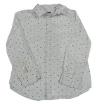 Bielo-čierna vzorovaná košeľa KIABI