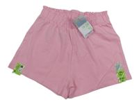 Nové - světlerůžové paper bag kraťasy PRIMARK