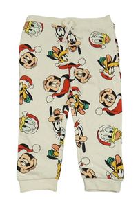Krémové tepláky s Mickeym a přáteli Primark