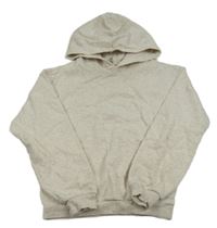 Svetlosivá melírovaná mikina s kapucňou H&M