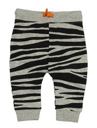 Sivo-čierne vzorované tepláky Dunnes