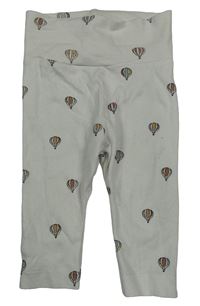 Smotanové ľahké tepláky s balóny H&M