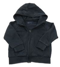 Čierna prepínaci mikina s kapucňou Next