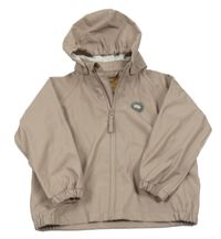 Světlehnědá nepromokavá bunda s kapucí Manor