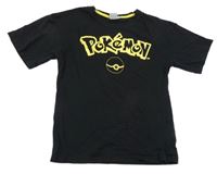 Černé tričko s Pokéballem Zeeman