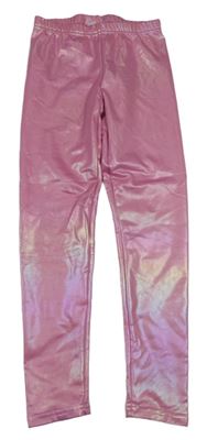 Ružové metalické legíny Y.F.K.