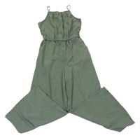 Khaki ľahký nohavicový overal H&M
