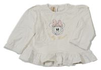 Smetanové triko s Minnie