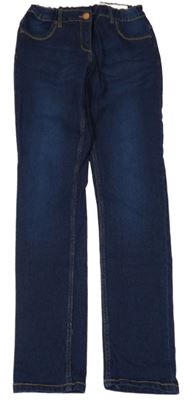 Tmavomodré slim fit rifle Pepperts