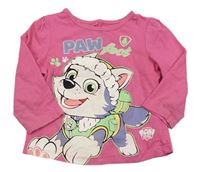 Ružové tričko s Tlapkovou patrolou Nickelodeon