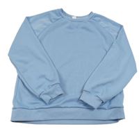 Svetlomodrá mikina shein