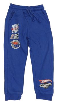 Modré tepláky s HotWheels