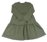 Khaki teplákové šaty George