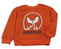 Červená mikina s potiskem - Sonic H&M