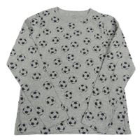 Sivé tričko s loptami Name it