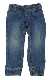 Modré zateplené teplákové cuff rifle C&A