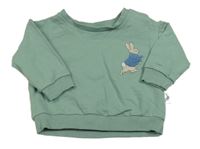 Zelená mikina s králíčkem M&S