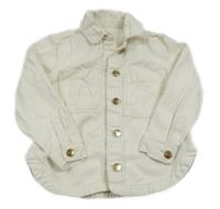 Smotanová rifľová košeľová bunda F&F