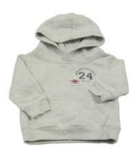 Svetlosivá mikina s číslom a kapucňou Impidimpi