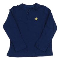 Tmavomodré tričko s hviezdou F&F